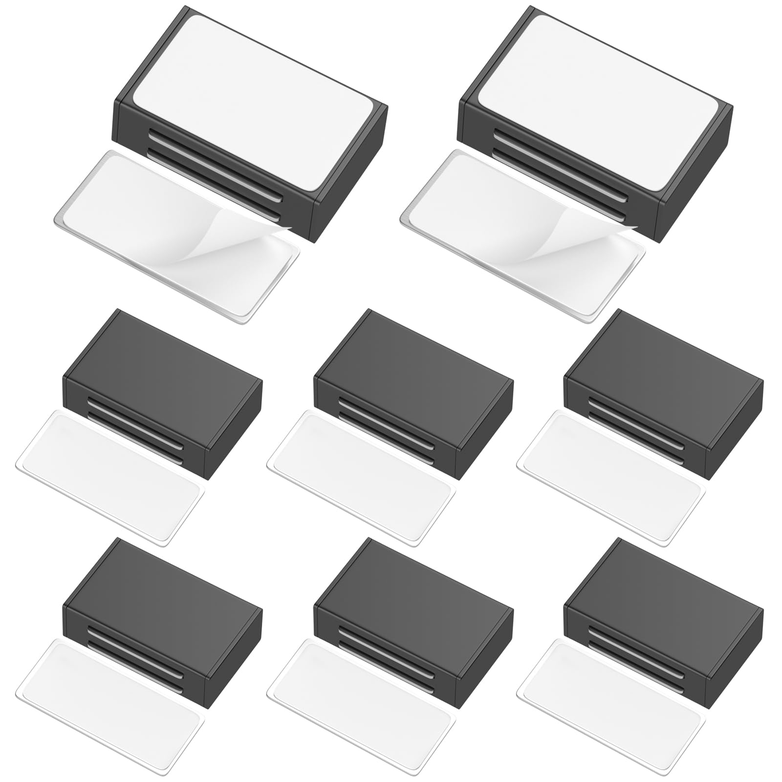 Magnetic Door Catches Self Adhesive Jiayi 8 Pack Cupboard Door Magnets Heavy Duty Cabinet Door Magnetic Catches and Latches for Kitchen Wardrobe