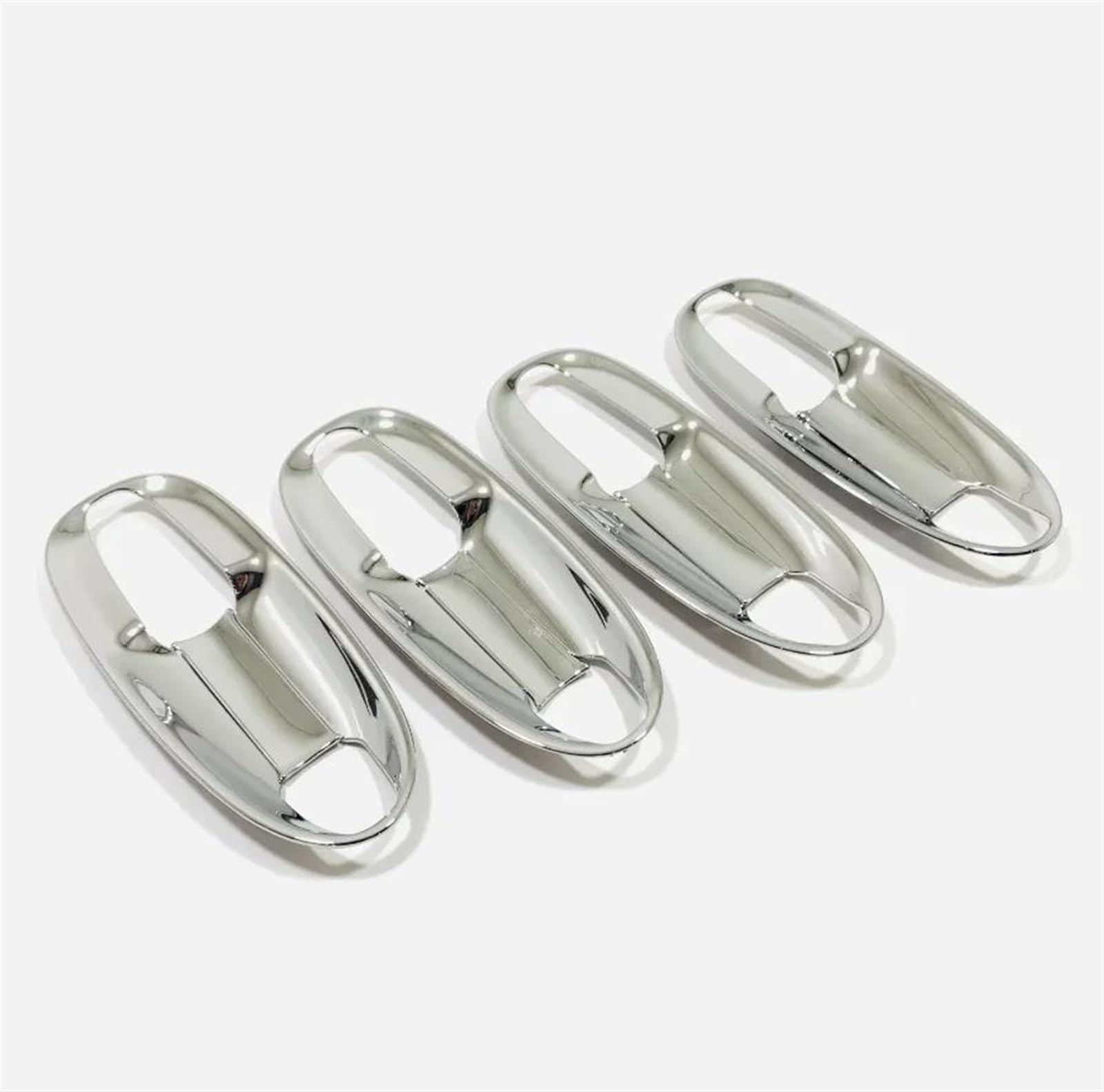 Csspdm Chrome C Car Styling Carbon Fiber Outer Door Bowl Handle Stickers Protection Covers Trim For Benz For Vito W447 2014-2022(Chrome C)