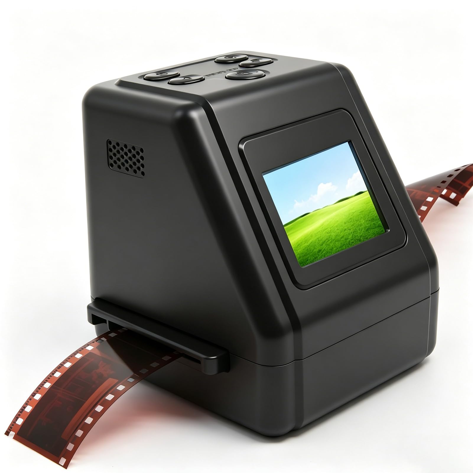 LICAEVEY Escáner de Diapositivas de Película para PC, Portátil, Teléfono Inteligente, Tableta, Convierte 135 126 110 Películas Super 8, Diapositivas Negativas a Fotos Digitales JPEG de 22