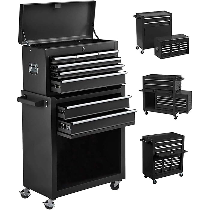 Buy 8Drawer Tool Chest Tool Box,High Capacity Rolling Tool Chest Tool
