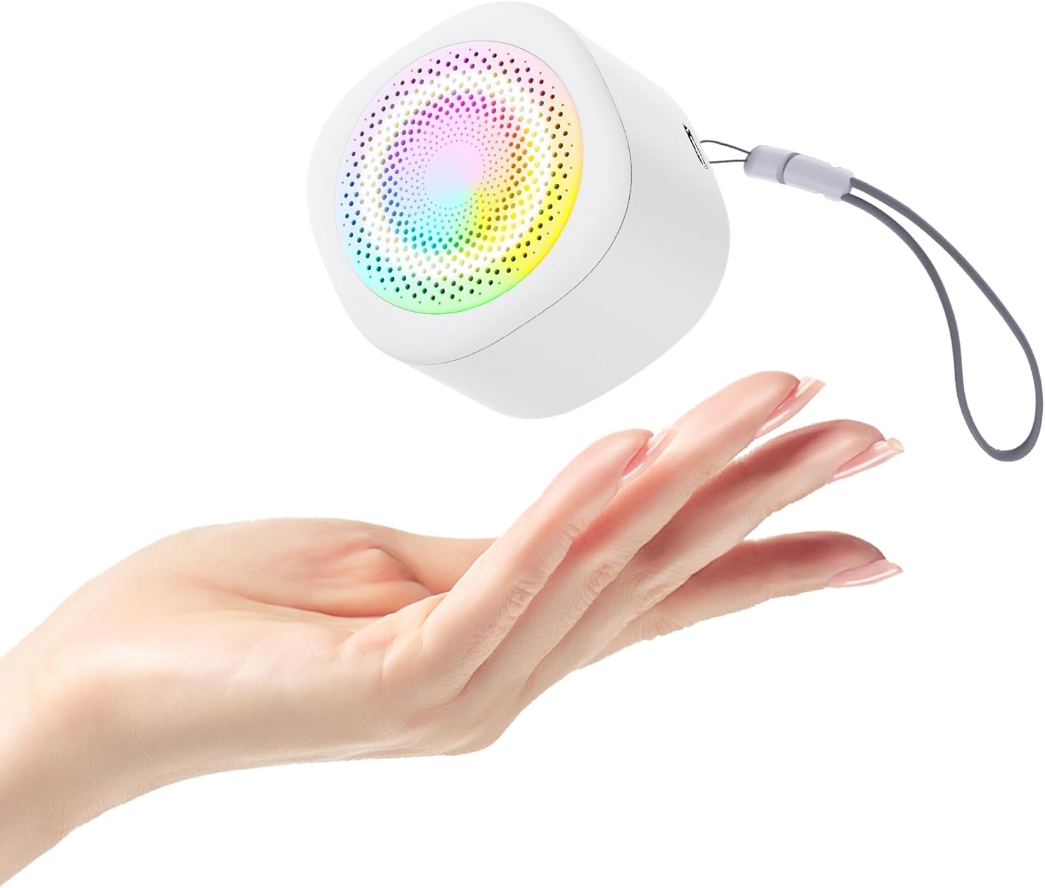 Mini Portable Sounds Machine with 20 Sounds White Noise,Sleeping Sounds Machine 15/30/60min Timer for Travel,Lunch Break,Baby Lullaby, Home, Office, Loud Noise Canceling Machine-2025 Updated Version