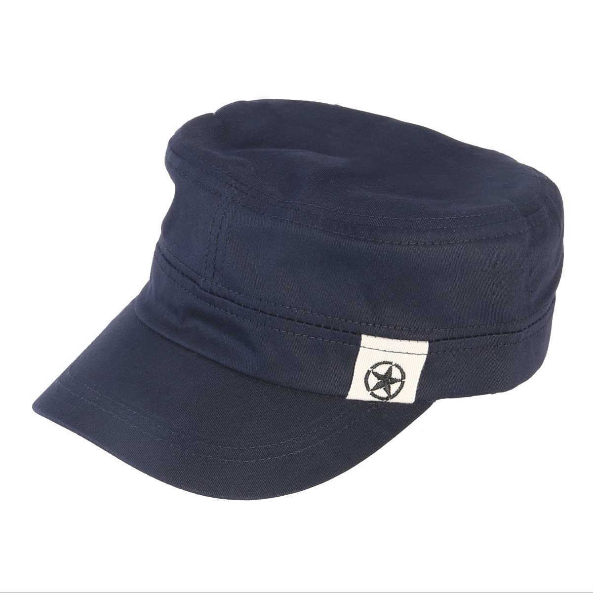 SOIMISSCool Sports Cap Cap Flat- top Cap Hat Cadet Caps (Dark Blue)