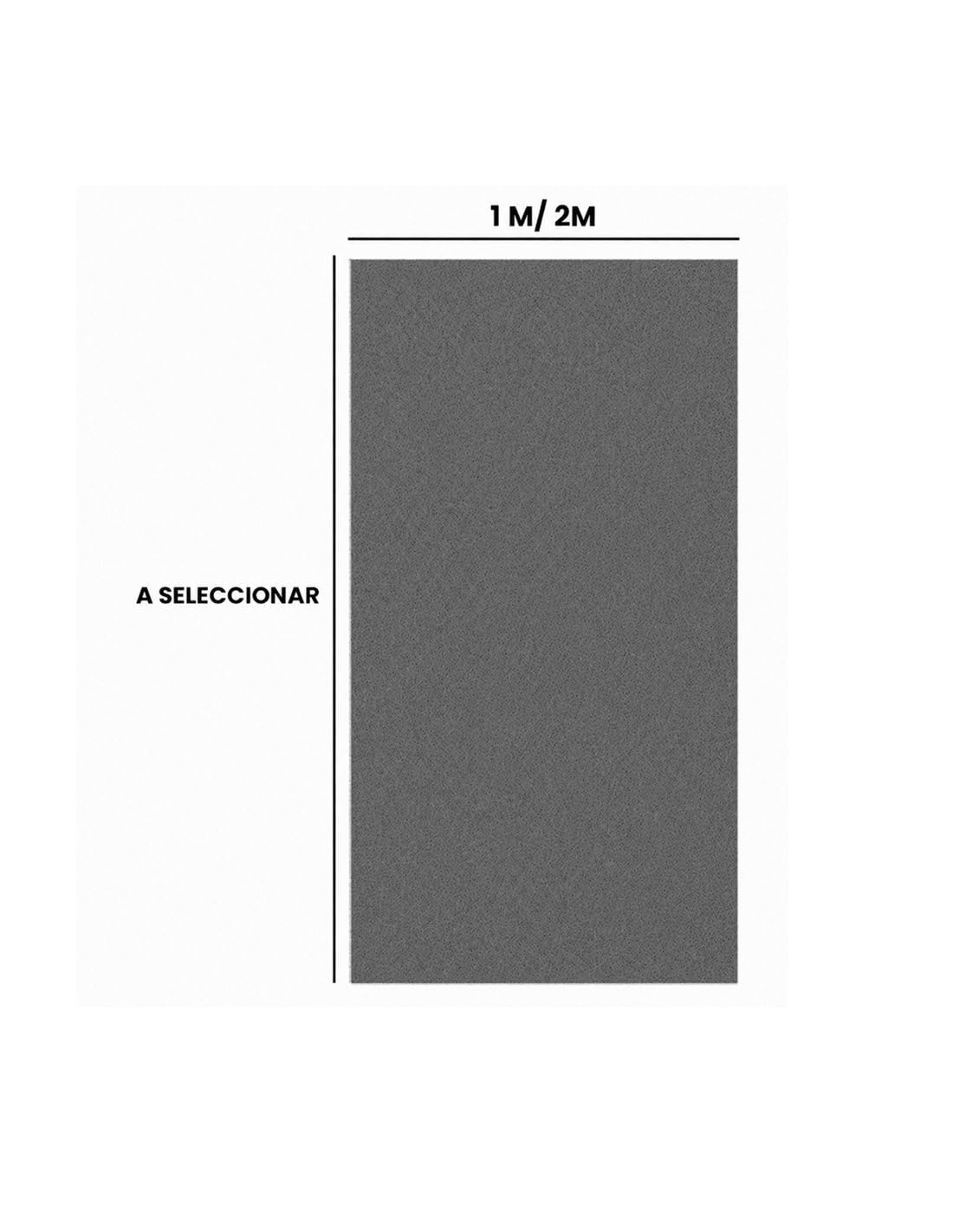 Jardin202 - Moqueta Ferial 1m de Ancho | Fieltro punzonado a Medida | Alfombra para Eventos y ferias | 1 Metro (Ancho) x 10 Metros (Largo) (05 - Gris Oscuro)