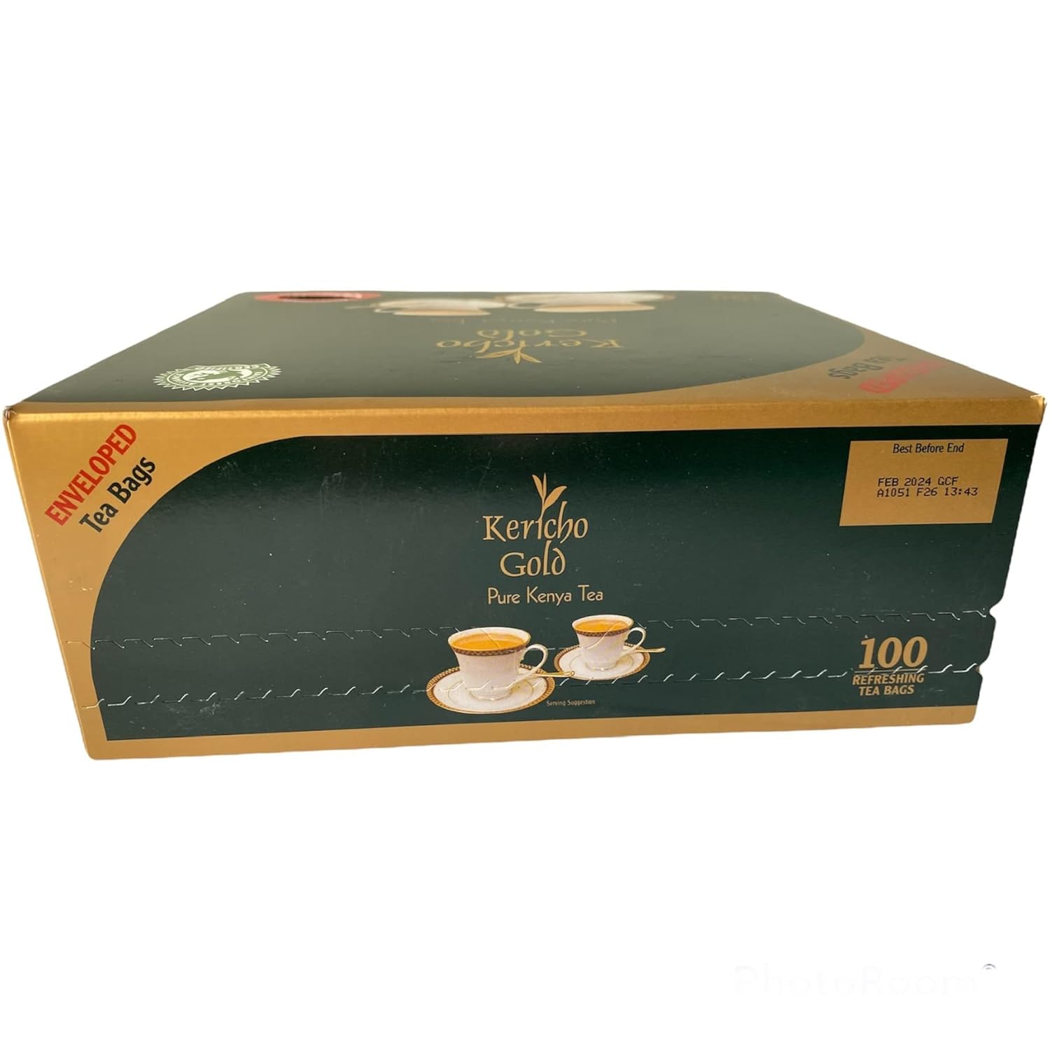 Finest Kenyan Kericho Gold Foil Enveloped Tea Bags (Kenya) - 200gms /100 tea bags