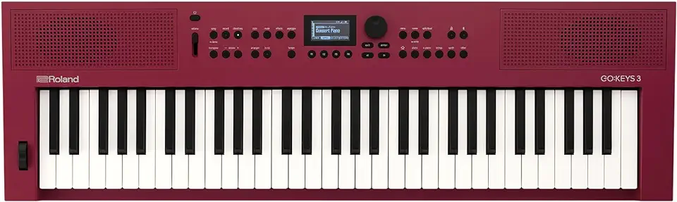 Teclado Roland GO:KEYS 3 para Criação Musical | Teclado de 61 Teclas |