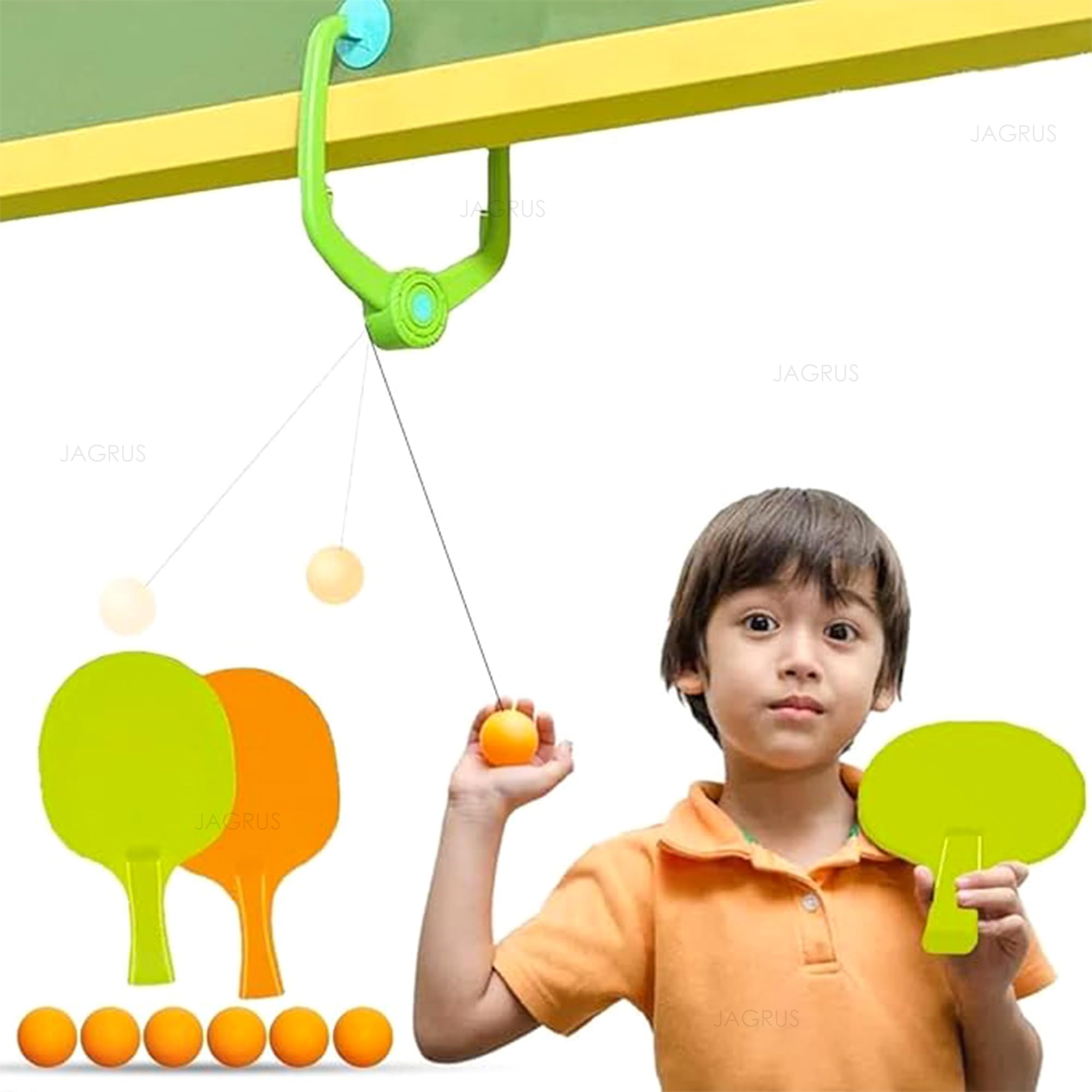 GTS Hanging Table Tennis Trainer Indoor for Kids| Indoor Games Kids Toys Set | Self-Training Ping Pong Ball for Kids Adults| Interaction Toys for Kids 5 Years Above (B0CRDZTQFR) Amazon Price History, Amazon Price Tracker