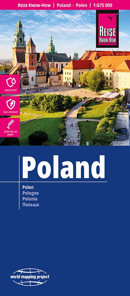Reise Know-How Landkarte Polen | Poland (1:675.000): world mapping project