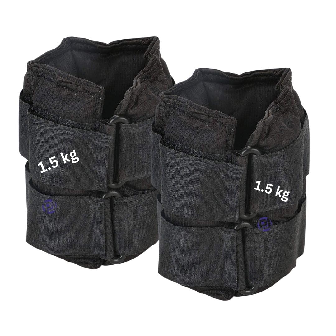 Piyush Lifescience | Weight Cuffs Packs, Ankle Weight Cuff, Exercise Strengthening Enhancement Band of Weight, Fitness Equipments, Adjustable Ankle Weight 1.5 Kg x 2- (Pack Of 2) (B089M52LD7) Amazon Price History, Amazon Price Tracker
