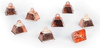 Darice Cowbell Copper 1.25 inches 12 Pieces (1-Pack) 10149