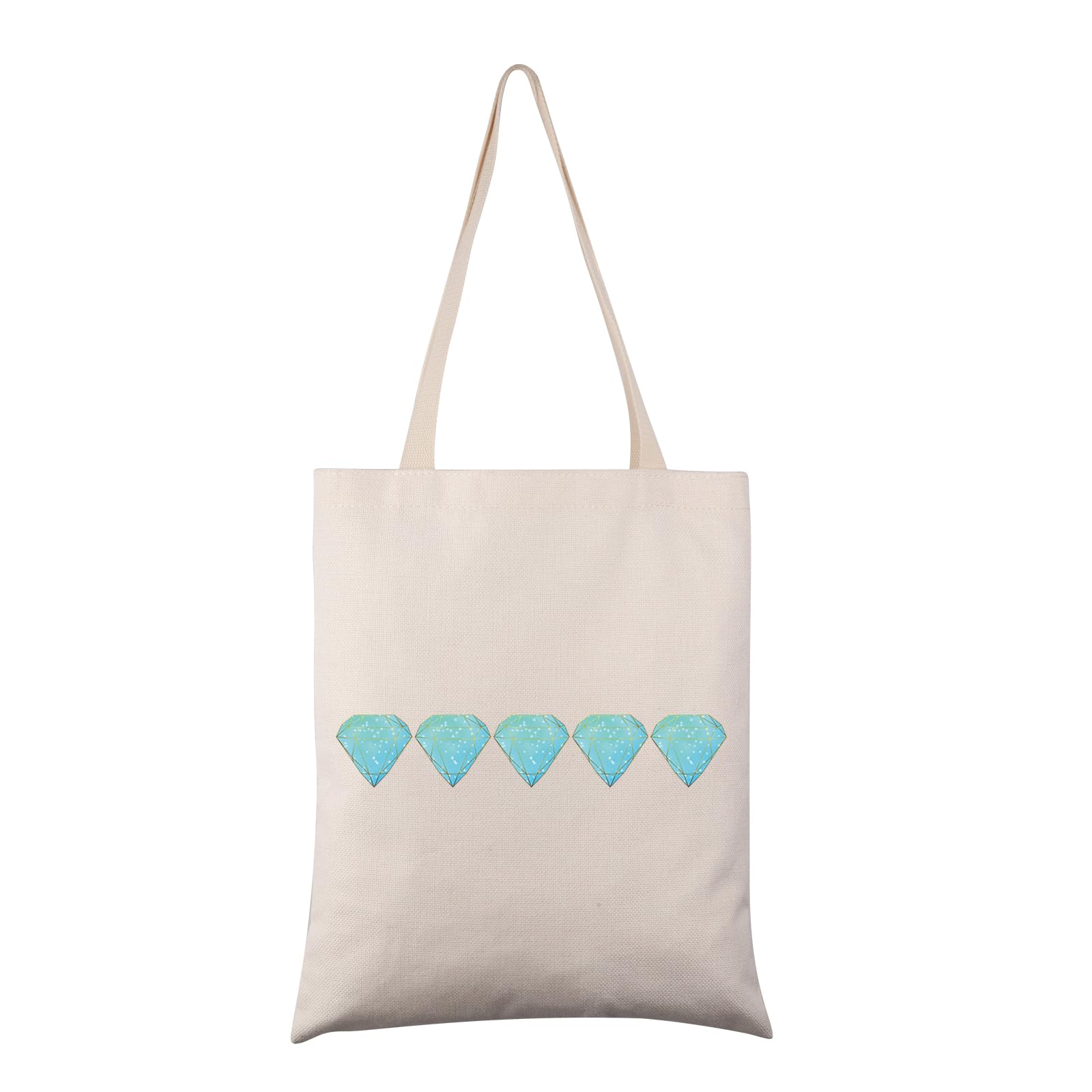 Zuo Bao Kpop Idol Singer Shopping Bag Shating Star Gift Diamond Tote Bag Kpop Accessories Gift (Diamond)