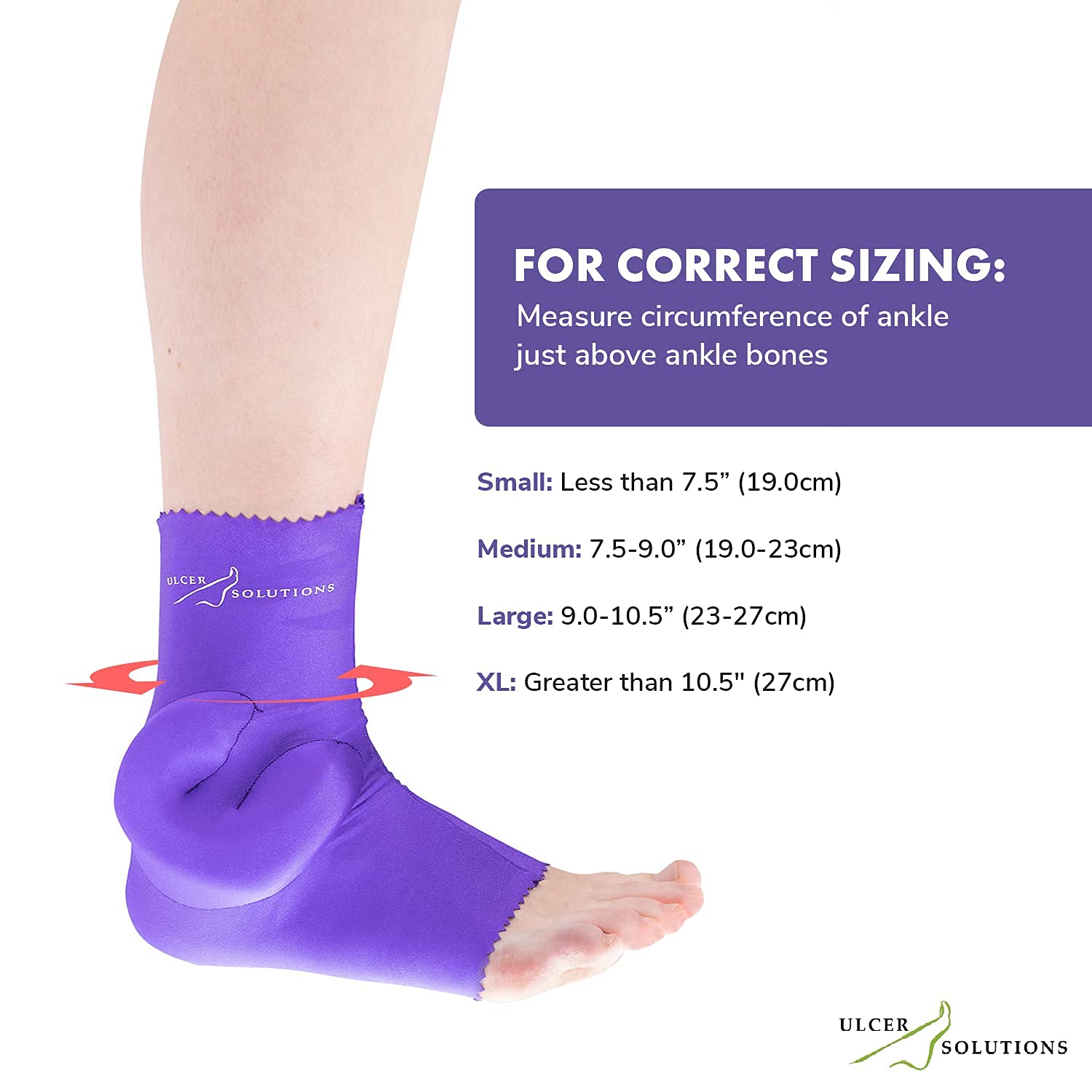 Ankle Keeper Ankle Protectors For Pressure Sores By Ulcer Solutions – Ankle Protector / Foot Protector / Ulcer Cushion – Ankle Protectors For Bed Sores And Foot Ulcer Treatment (Small) : Health & Household