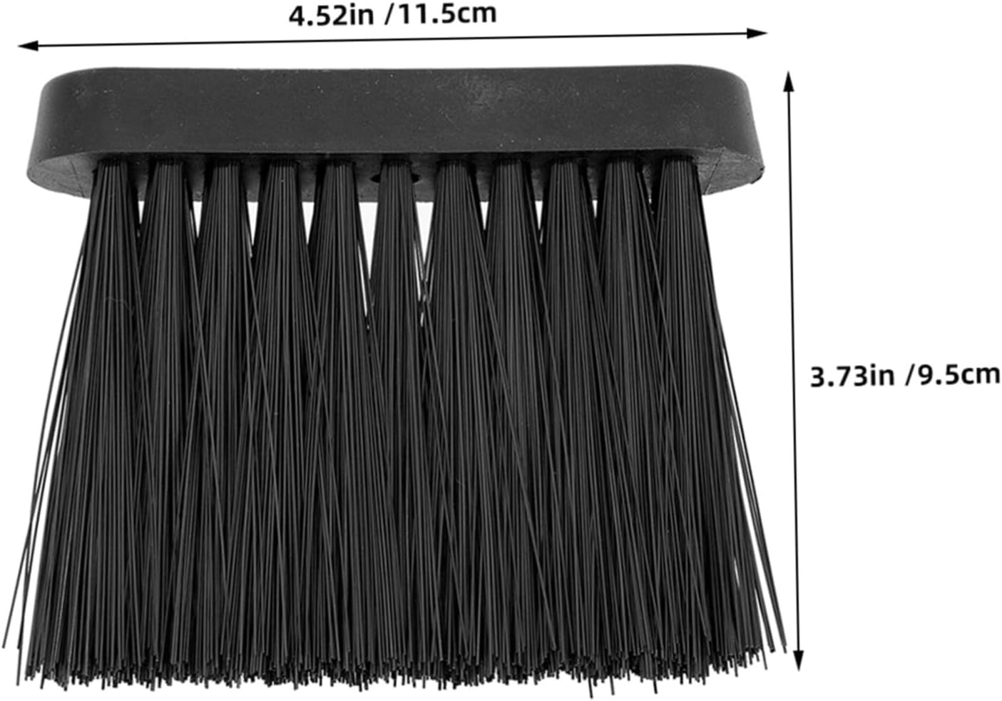 Ciieeo 8pcs Fireplace Cleaning Set with Plastic Ash Removal Brushes for Chimney and Fire Pit, Black Fireplace Dust Brush Kit with Safe Handling and Fits into Small Crevices, for Woodstove