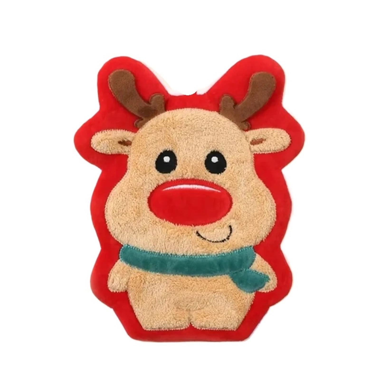 PPdingding 2pcs Cute Christmas Snowman Hand Towels - Coral Velvet Absorbent Dishcloths for Bathroom & Kitchen Cleaning(Elk)