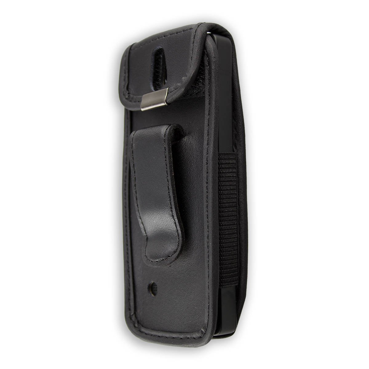 caseroxx Leather-Case with belt clip compatible with Nokia 515 made from genuine leather - Image 4