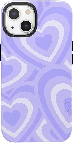Vista 1208 de Casely Funda para iPhone 13 Compatible con MagSafe Color Splash de medianoche Funda retro abstracta Color de medianoche Splash Abstracto