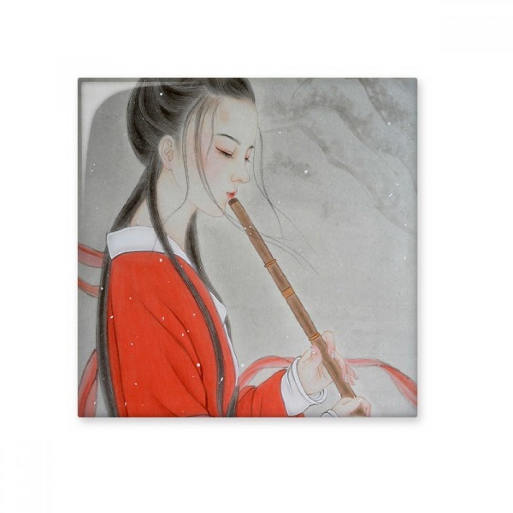 Carrelage en céramique de haute qualité peinture chinoise rouge flûte traversière