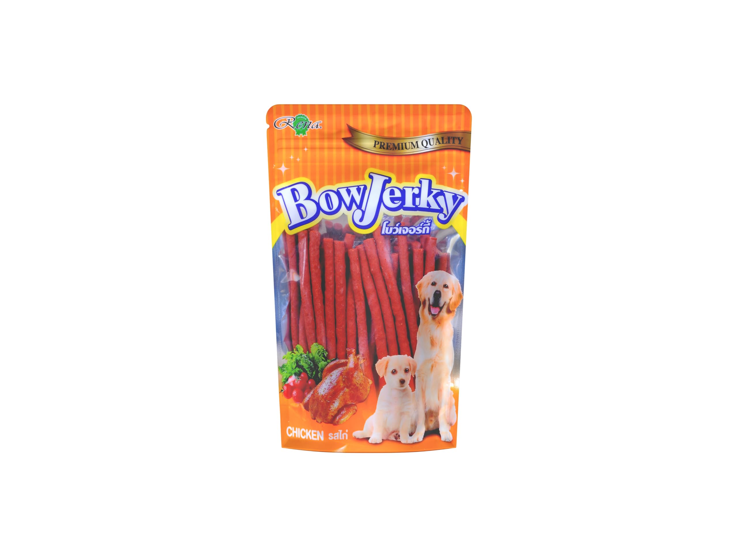 Rena Bow Jerky Dog Treats for All Life Stages - Protein Rich Chicken Stick for Training, Reward and Snacking, 200 gm (B08L8VDZRM) Amazon Price History, Amazon Price Tracker