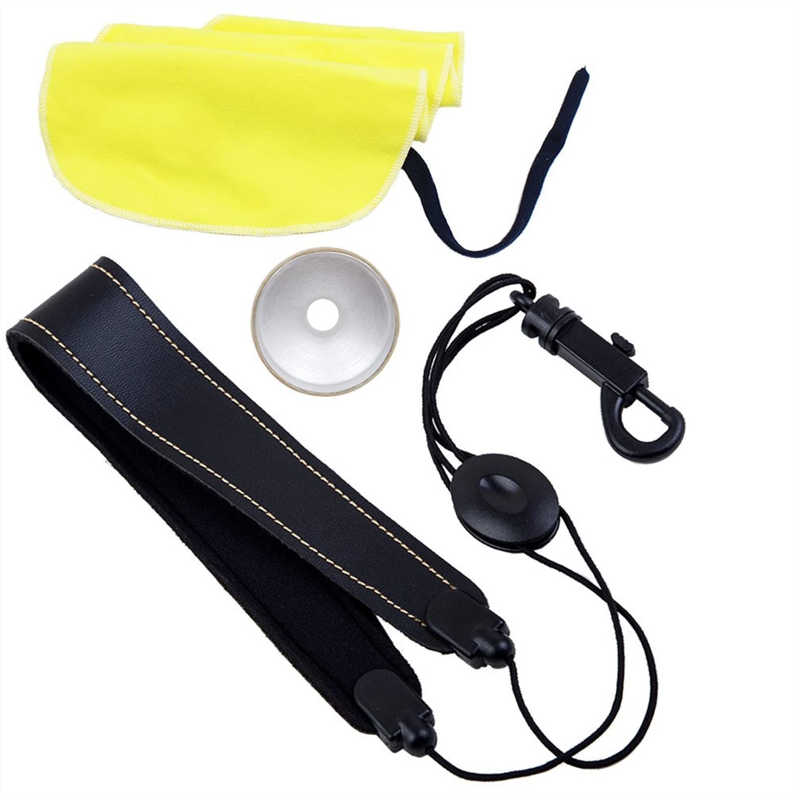 Kit di Accessori per Sassofono Contralto Panno per la Pulizia della Cintura Ancia in Alluminio Parti di Sassofono