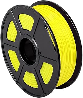MUYUNXI 3d Printing Materials 3d Printer PLA Filament 1.75mm Abs For 3D Printer Dimensional Accuracy +/- 0.02mm 1kg 1 Spool(Color:yellow)