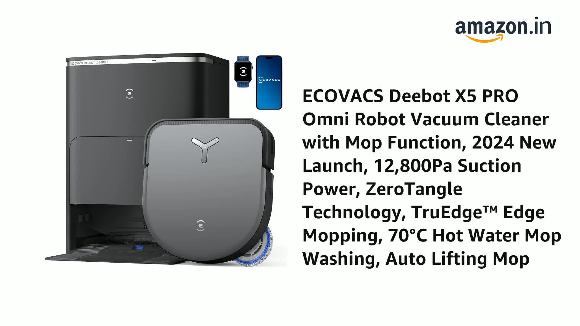 ECOVACS Deebot X5 PRO Omni NextGEN Robot Vacuum Cleaner with Mop