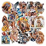 20PCS Bloodhound Stickers – Funny Bloodhound Decals for Dog Lovers, Water Bottles, Laptops, Journals, Gifts for Pet Owners