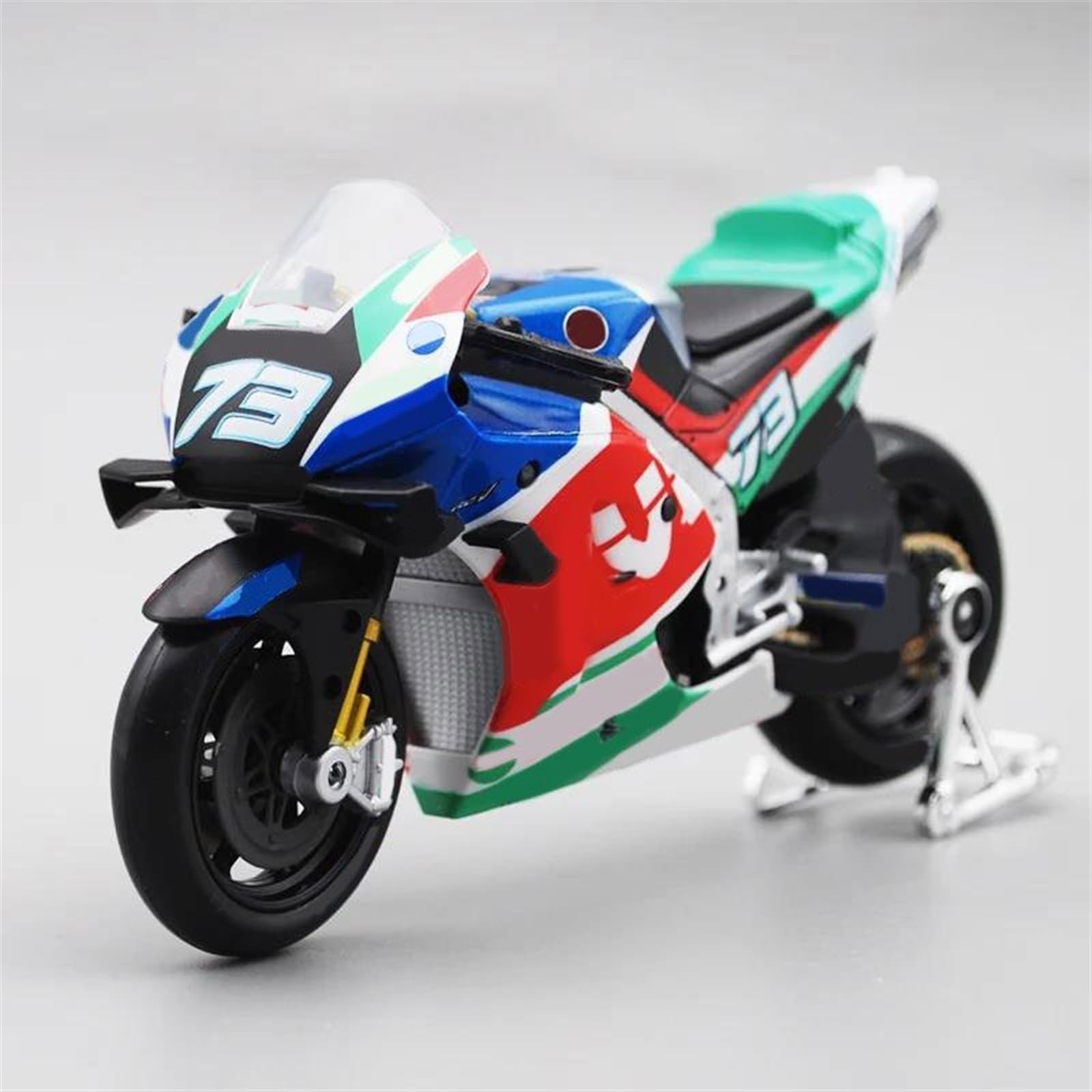 SEYXF Motorbike Toy 1/18 for H-onda LCR #73 GP 2021 Motorcycle Alloy Model Diecast Metal Toy Vehicles Simulation Collection Gift(with Foam Box)