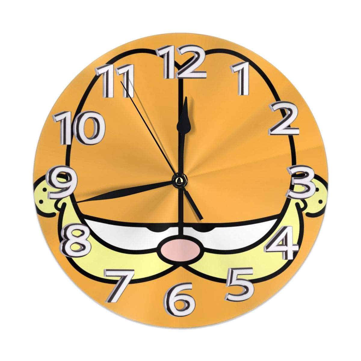 Amazon.co.jp: ガーフィールドフェイス 置き時計 掛け時計 壁掛け時計