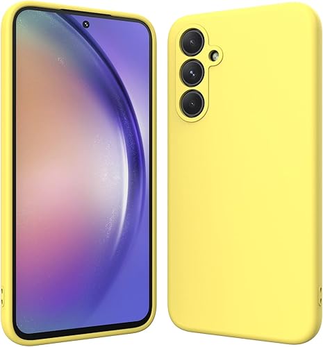 Miniatura 1 de Saruoza Funda compatible con Samsung Galaxy A54 5G, diseñada para Galaxy A54, funda delgada de silicona a prueba de golpes con forro de microfibra