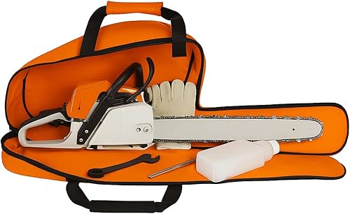 Miniatura 5 de Funda de transporte para motosierra portátil, protección impermeable, compatible con Stihl Husqvarna de 12 pulgadas, 14 pulgadas, 16 pulgadas, bolsa