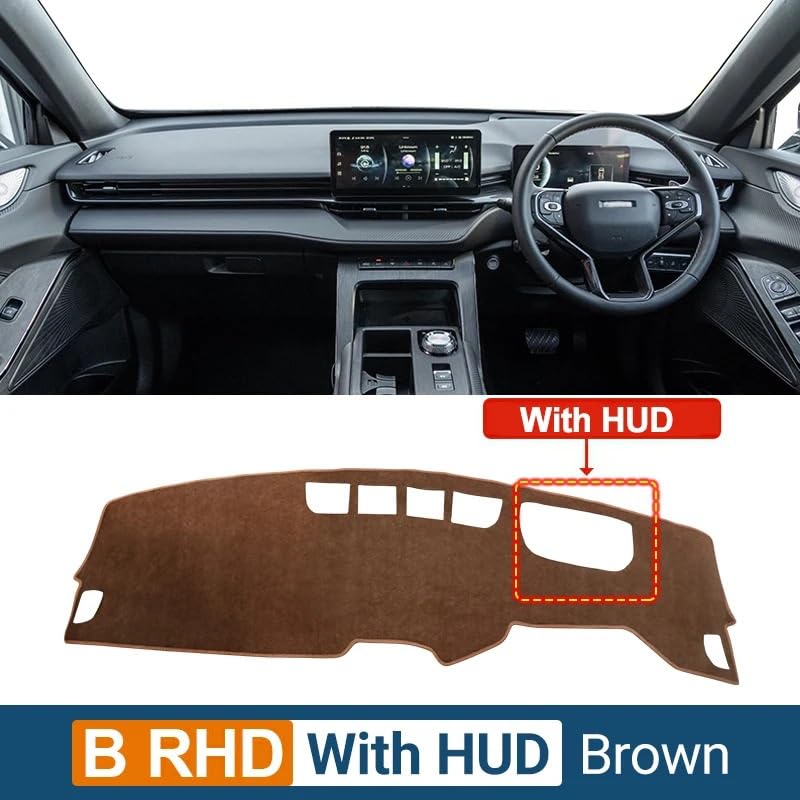 Couverture tableau de bord Haval H6 RHD Brown finition premium sur mesure