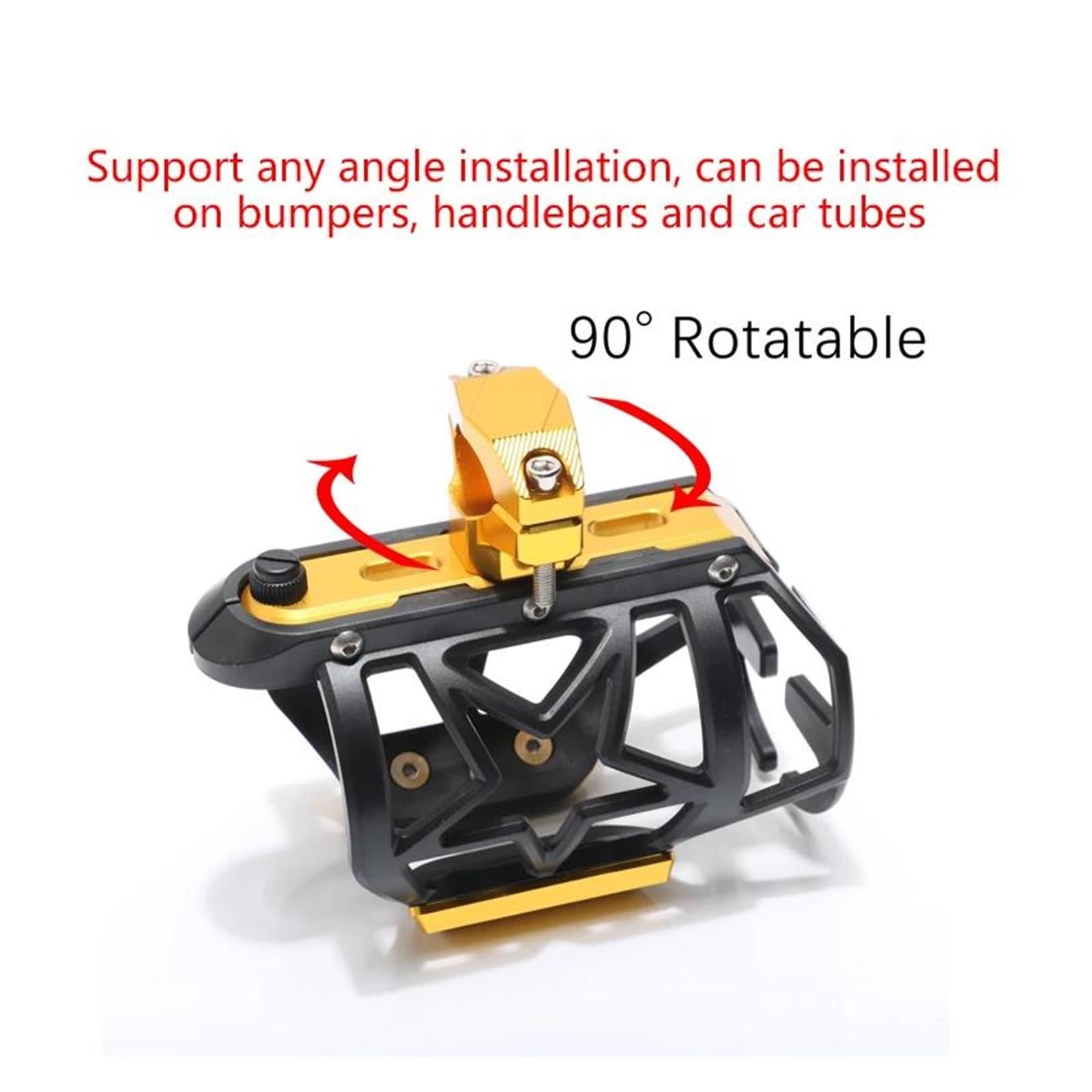 Porta Borracce per Moto per BM&W R1250GS Adventure R1250GSA R 1250 GS 2018 Accessori Moto CNC Bevanda Bottiglia di Acqua Tazza di Bevanda Bollitore Supporto(4)