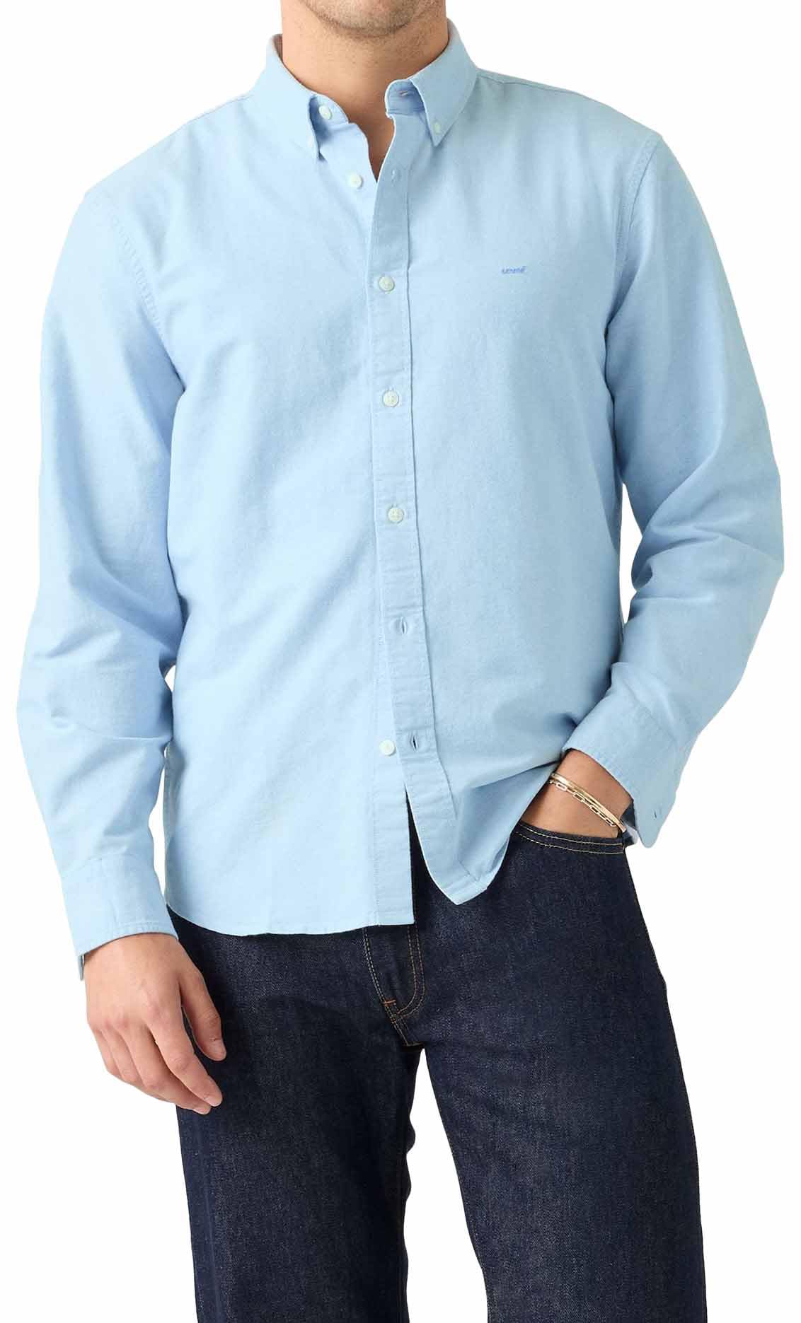 Authentic Button Down Soft Chambray Blue