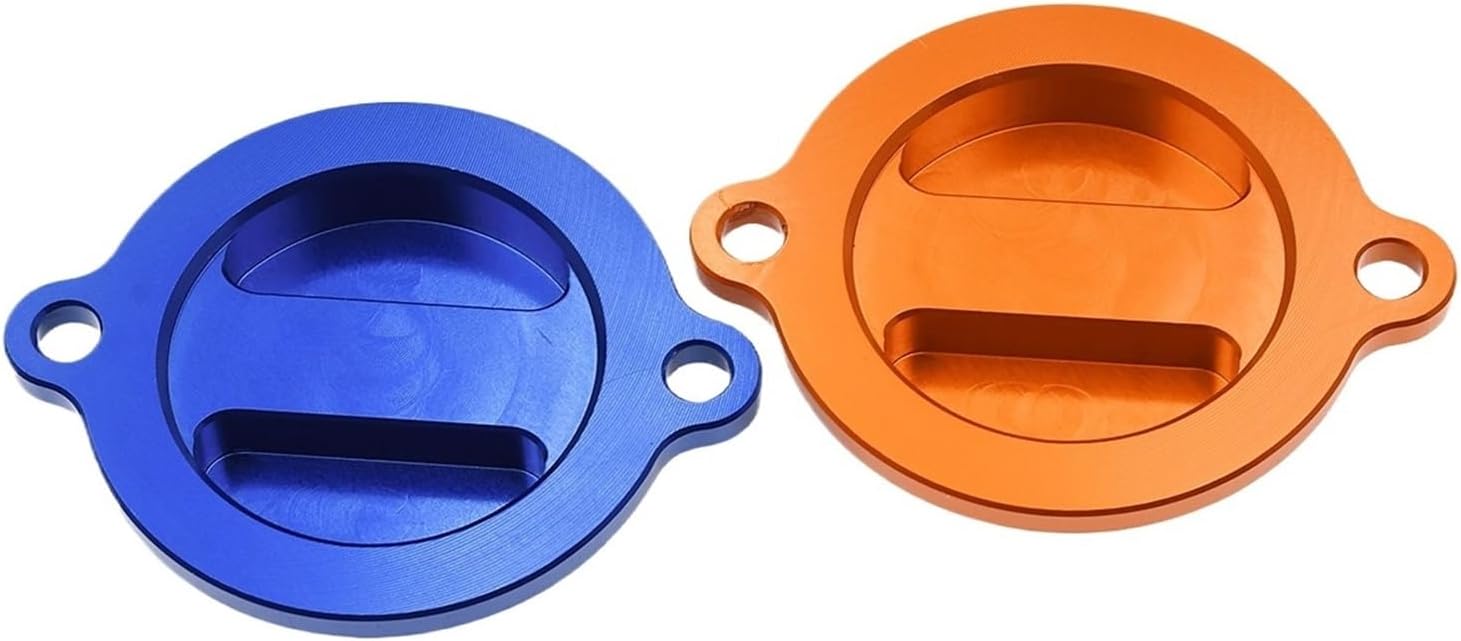 Motorcycle Oil Filter Cover Cap Compatible XCW 250 350 450 690 990 1050 1190 1290(Blue)