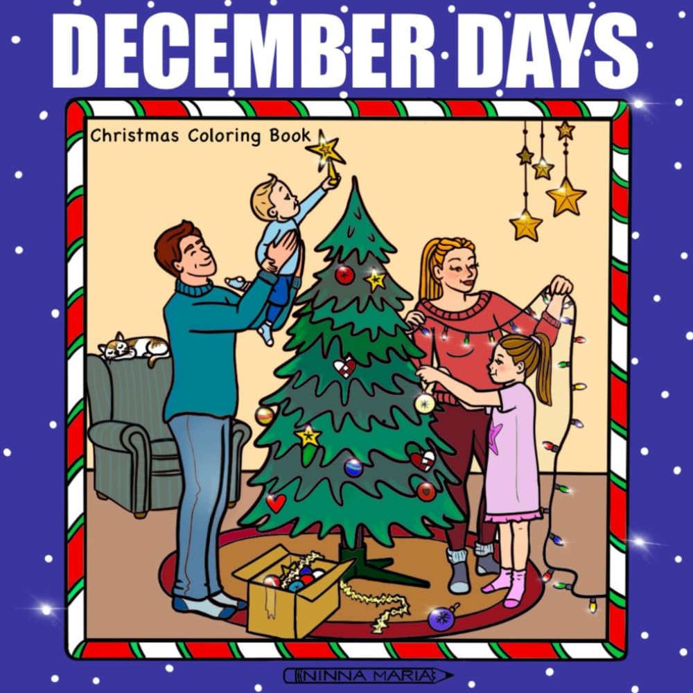 DECEMBER DAYS: Christmas Coloring Book