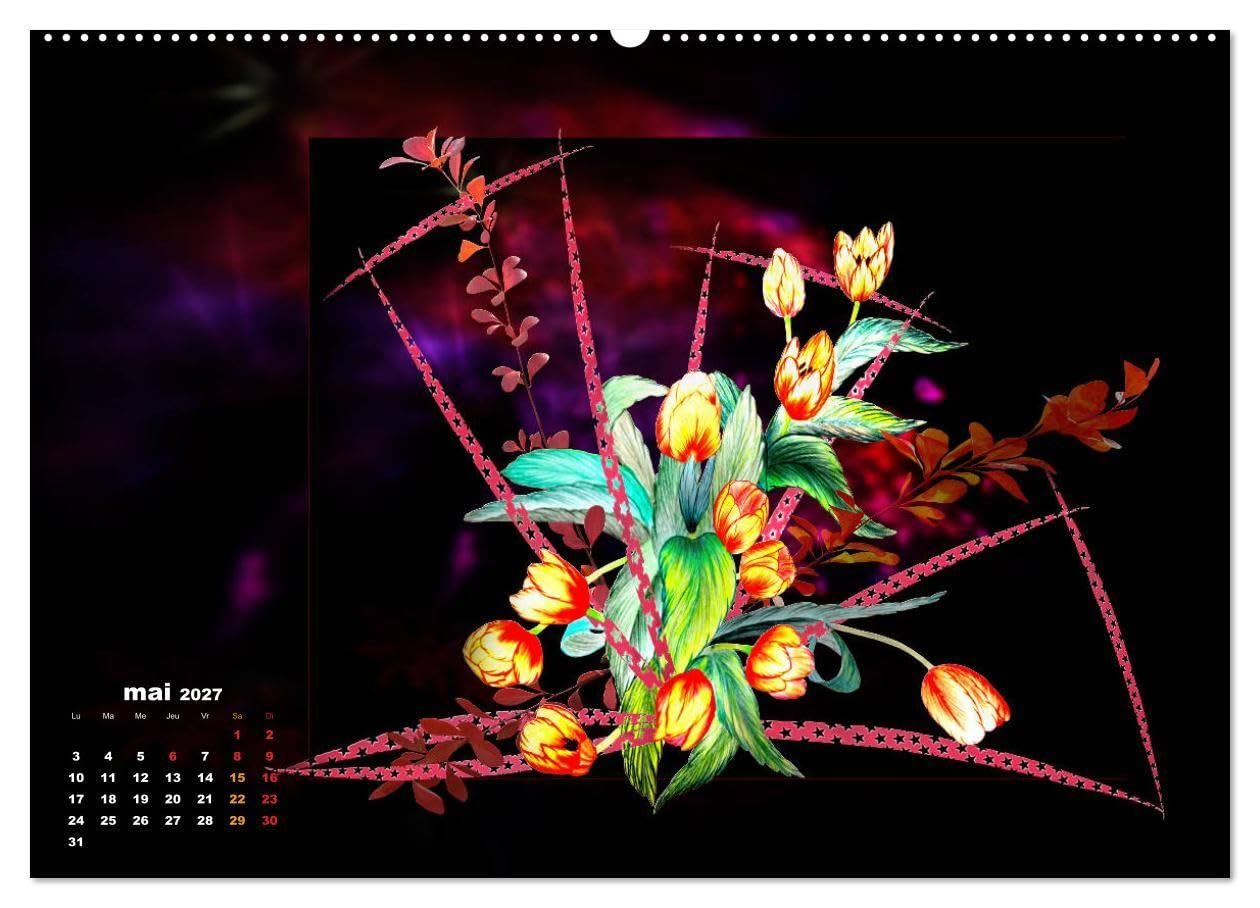 Images d'art Ikebana (Calendrier mural haut de gamme 2027 DIN A2 vertical), CALVENDO calendrier mensuel: Découvrez l'art Ikebana (CALVENDO Nature)