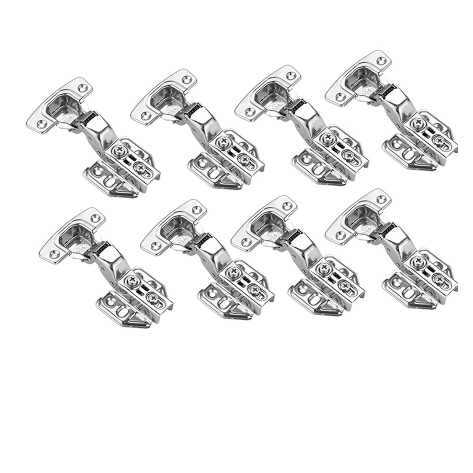 Psbdfldabfjc Inset 8Pcs 2-20Pcs Cabinet Door Hinges Stainless Steel Hydraulic