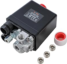 ORAZIO Air Compressor Pressure Control Switch G1/4 Inch 220 V 16 A 3 Ports Single Phase for Air Compressor Pump Control Valve SP24113004
