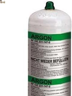 BricoLoco.com Botella gas argón puro para soldar soldadura TIG MIG. Bombona para soldador hilo o varilla. Botella desech