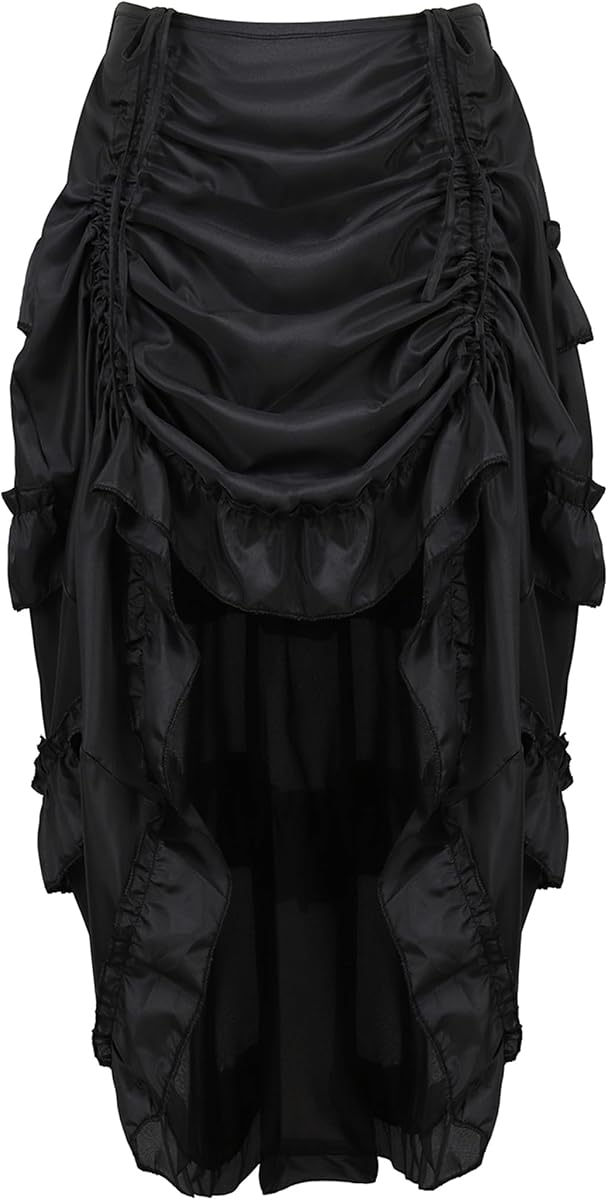 Zhitunemi Disfraz Renacentista Falda Pirata: Falda Steampunk Vestidos Corsé Tallas Grandes - Ferias Renacentistas y Festivales Medievales