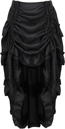 Zhitunemi Renaissance Costume Pirate Skirt Steampunk Skirt Plus Size Corset Dresses - Renaissance Fairs & Medieval Festivals