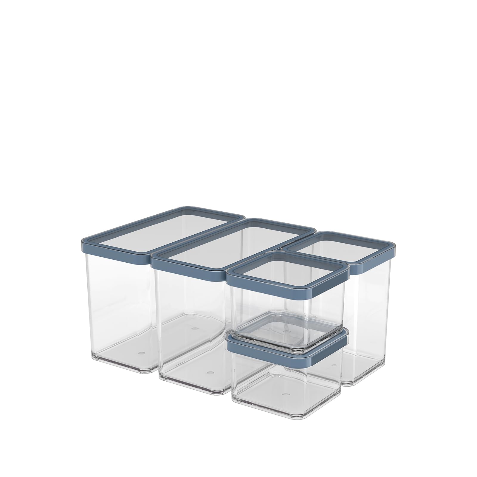 B&Q - Storage BoxesRotho Loft Set Of Storage Tins 5 Pcs (32.3 X 22.3 X 16.6 Cm)