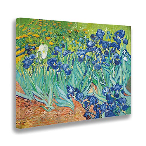 Giallobus - Quadro - Vincent Van Gogh - Íris - estampado em tela - pronto a pendurar - vários tamanhos 100 x 70 cm