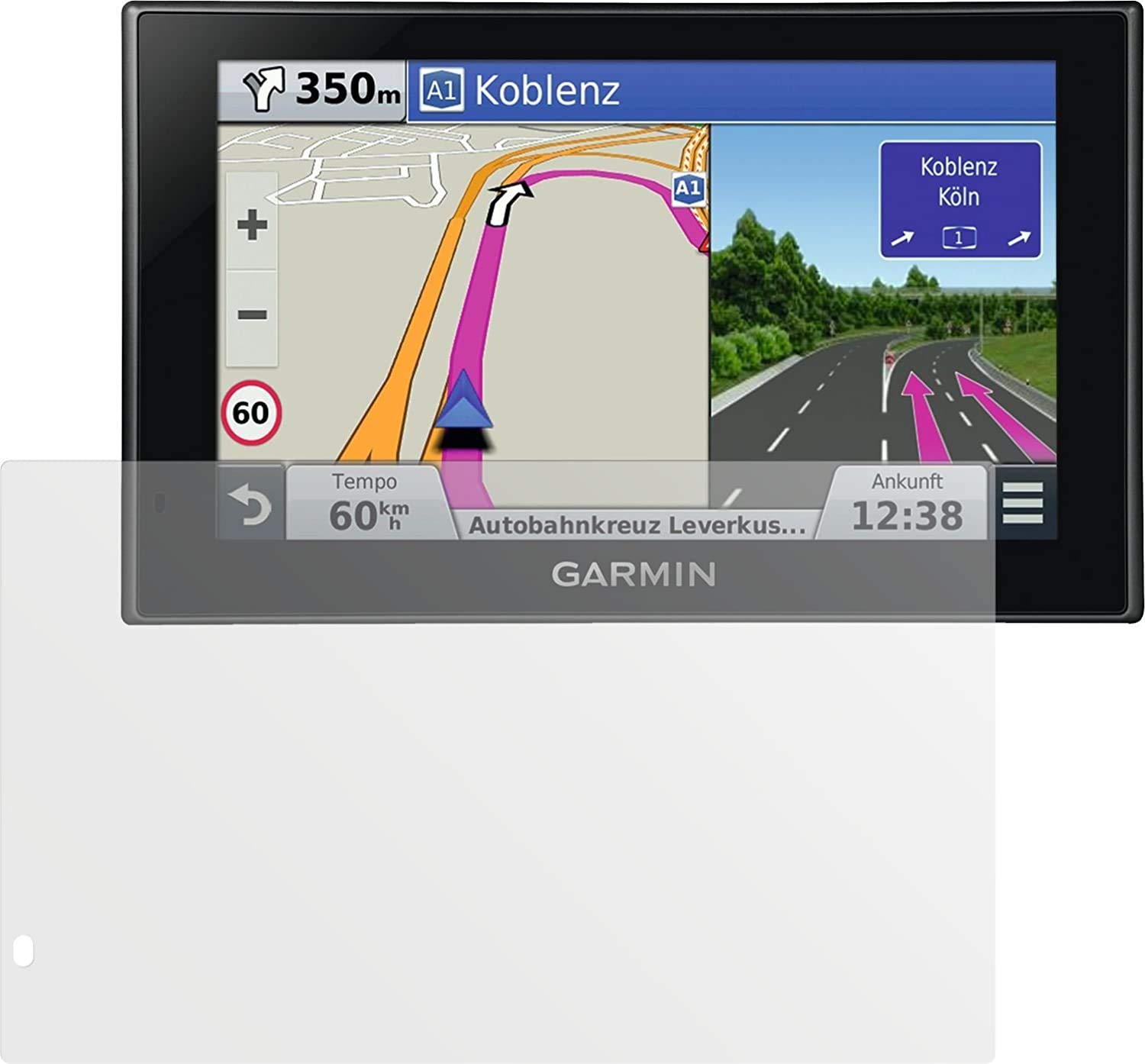 2 Pellicole Antiriflesso Per Garmin Drive 53 – Protezione Antigraffio E Opaca, Made In Germany - 3