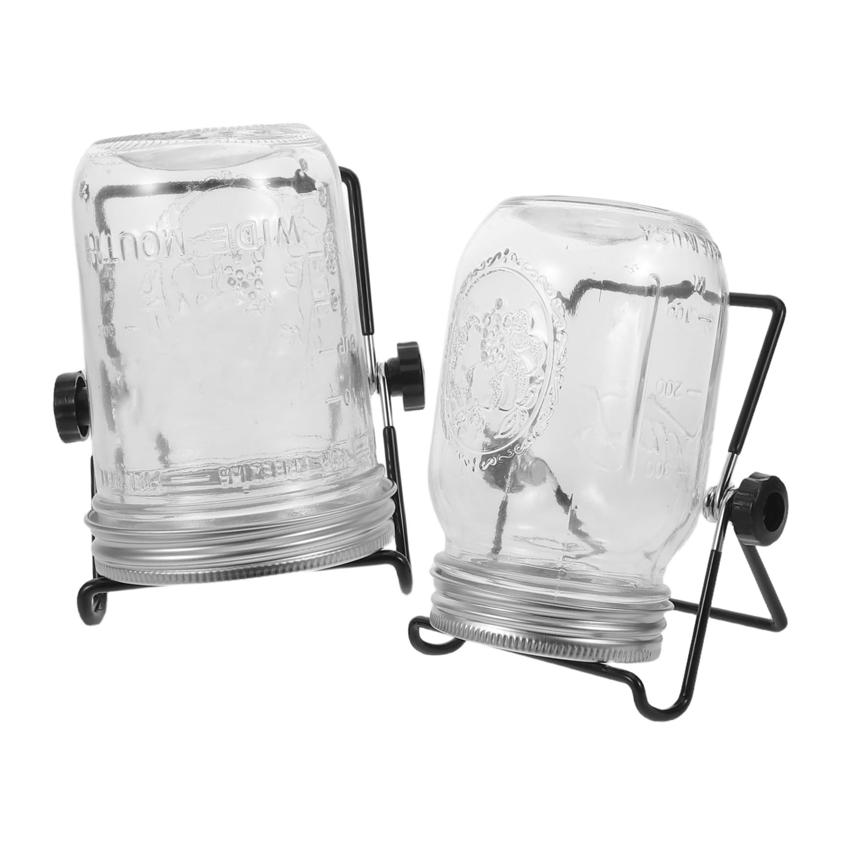 BESTonZON 2ensembles Kit De Germination avec Couvercles Passoire Et Support pour Micro-pousses Bocal De Germination