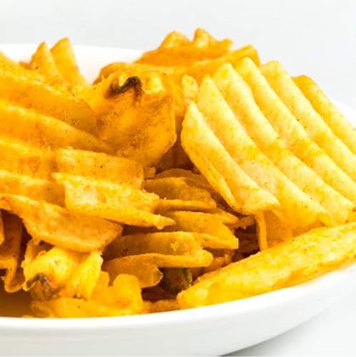 Miniatura 4 de Lays Chips Papas fritas de pollo asado de 2.4 onzas, paquete de 2 chips con sabor a ala de pollo asado. Papas fritas sabrosas y crujientes! Sabroso
