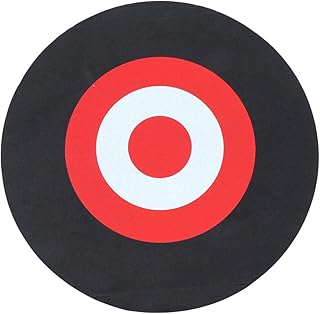 BESPORTBLE 1PC Backyard Targets 25cm Practice Arrows Target Eva for Training Daily Use Outdoor (Black)