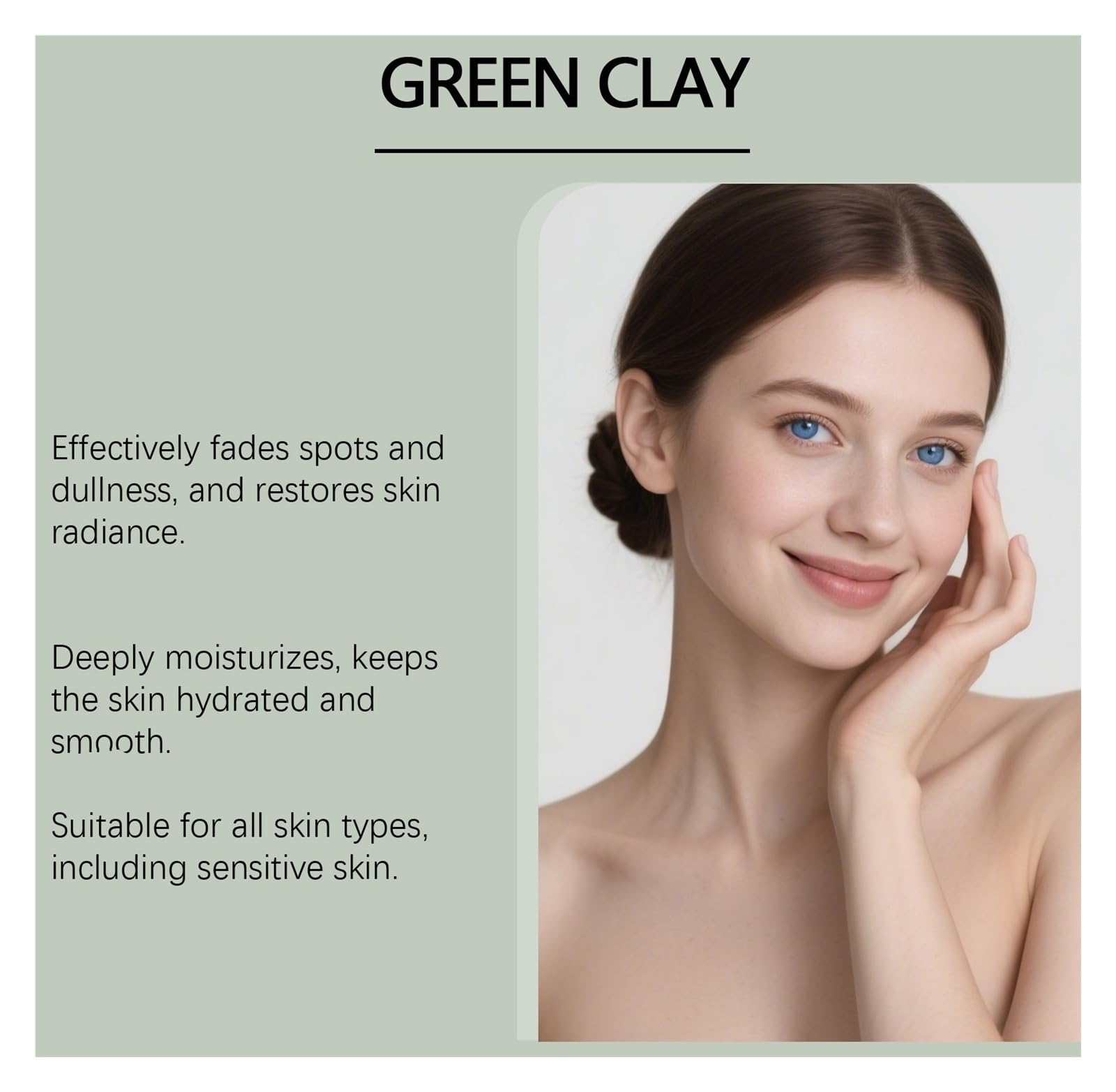 Crema Detergente Centella Asiatica 100 G, For La Pulizia Quotidiana Che Lascia La Pelle Chiara, Idratata E Liscia(3pcs)