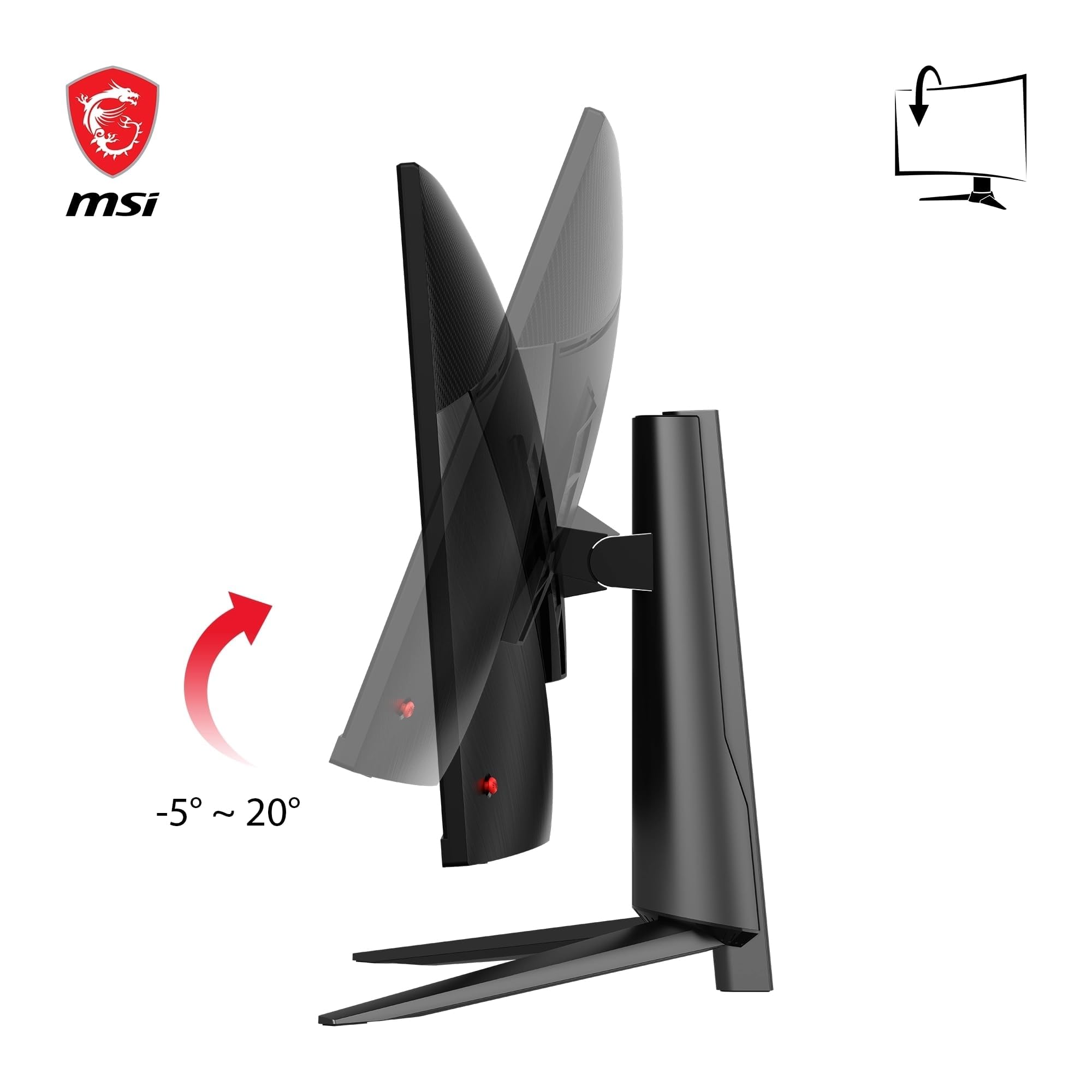 MSI mag 401QR - Monitor Gaming de 40" UWQHD (3440 x 1440) Panel IPS, 155 Hz / 1ms, 21:9, HDR 400, FreeSync Premium, Display Port 1.4a & HDMI 2.0 & Puerto Tipo C - Negro