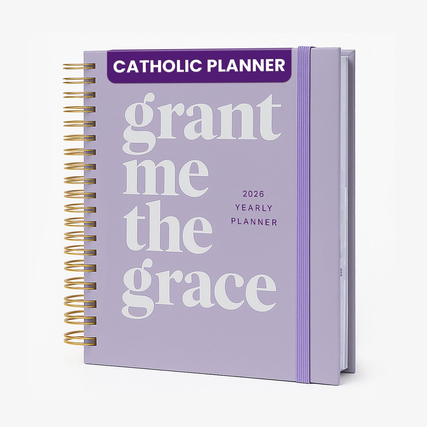 Blessed is She Academic Catholic Planner 2025-2026 July - 6.25x8.25" Purple Mini Bound Christian Student Planner, Goal Planners 2025 for Women, Yearly Notebook for Plans, Goal Setting Notebooks 2025