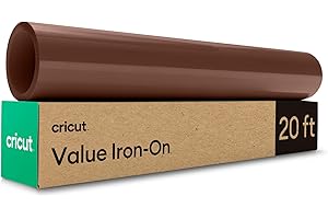 Cricut Value Iron-On Vinyl in Rich Brown